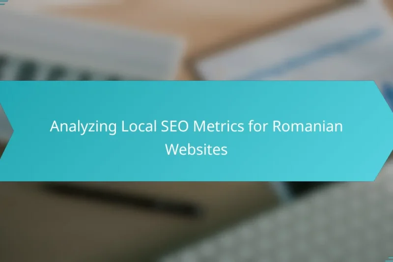 Analyzing Local SEO Metrics for Romanian Websites