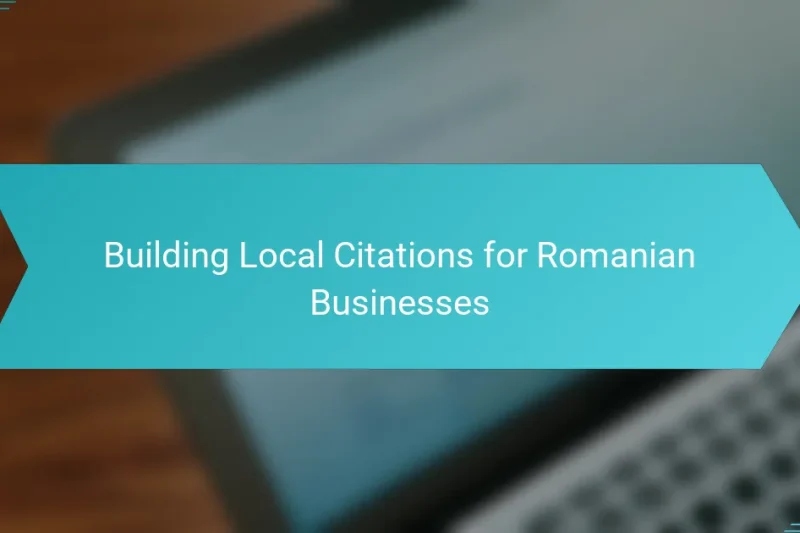 Building Local Citations for Romanian Businesses
