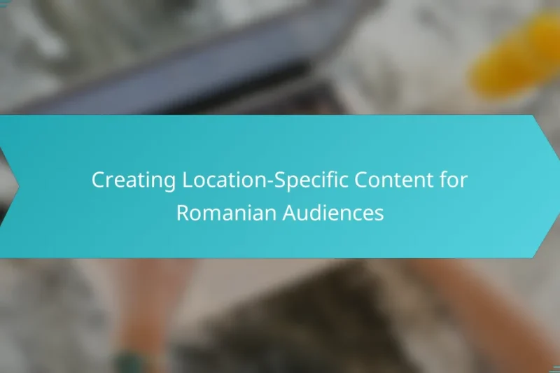 Creating Location-Specific Content for Romanian Audiences