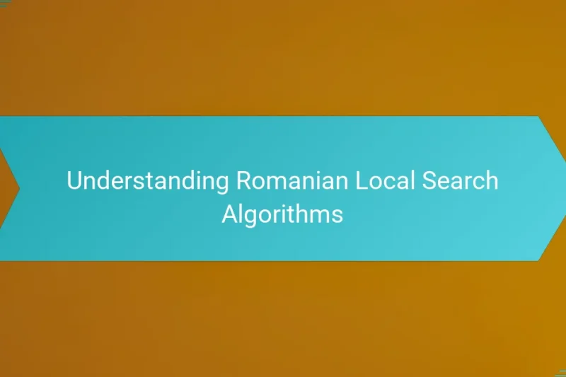 Understanding Romanian Local Search Algorithms